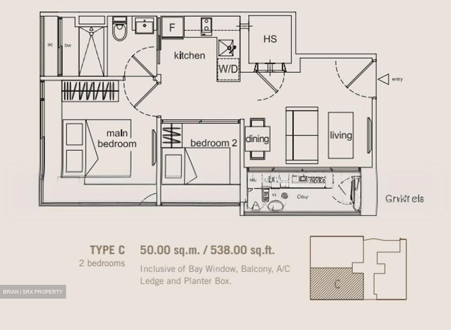 The Tier (D12), Apartment #633840031